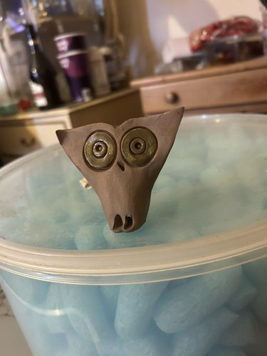 Unusual horse head pottery - unusual,