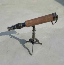 Vintage Brass Telescope With