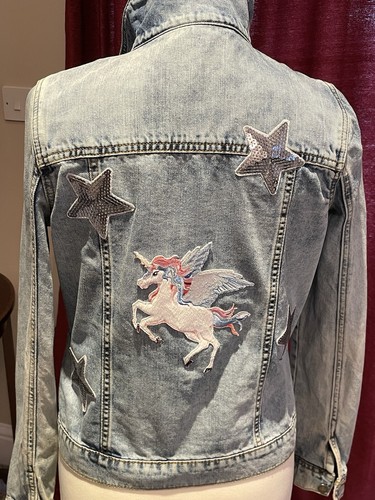 Cycled teens denim jacket - up,