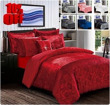 Luxury crushed velvet duvet - luxury,