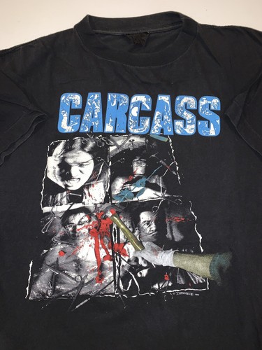 Vtg 1992 carcass shirt xl - t-shirt,