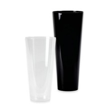 Acrylic Conical Vase In Various Colours 25cm x 15cm Lightweight Container