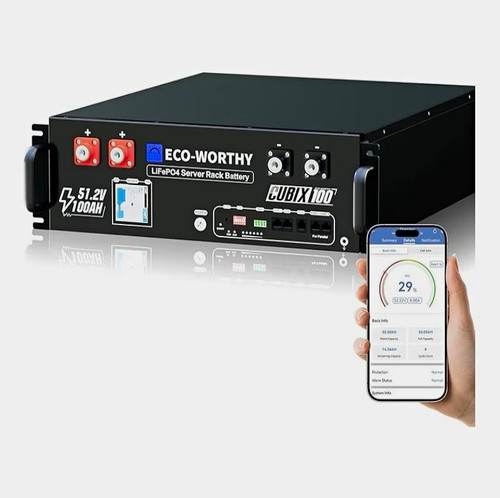Eco worthy cubix100 2v - eco-worthy, 51.2v
