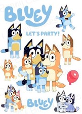 Bluey Cake Decorations