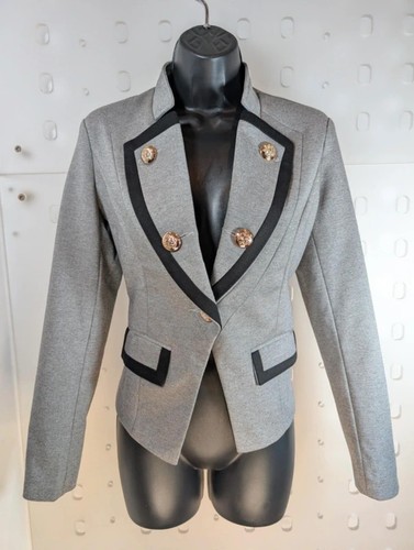 Fitted military style jacket - fitted,
