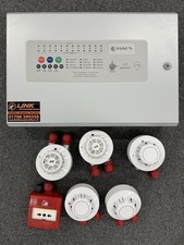 Haes 12 Zone Conventional Fire Alarm Panel Fire Detection System With Detectors 