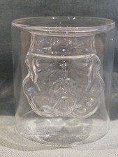 Novalty 3D Star Wars 150ml Inverted Storm Trooper Helmet Whisky Drink Glass GC