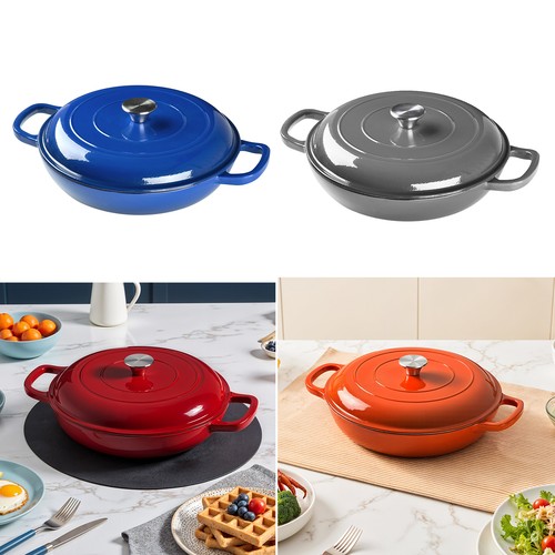 Enameled casserole dish - enameled,