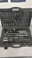 Halfords advanced 150 piece socket set wrench tools MISSING 3 PIECES