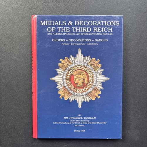 Ww2 german medal book - book, medals