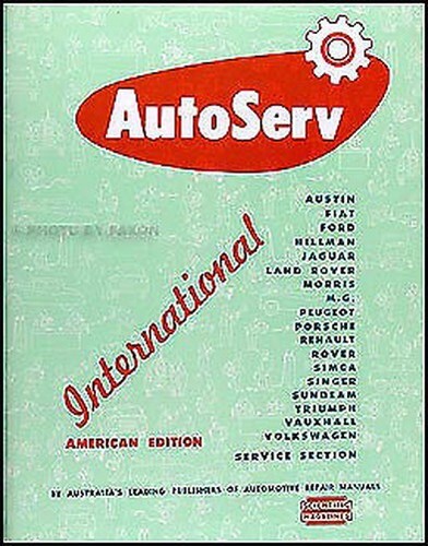 Autoserv shop manual ford - manual,