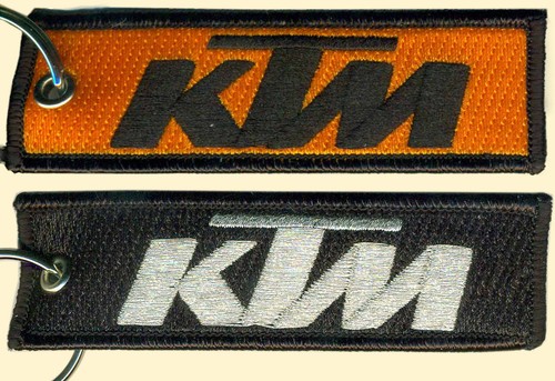 Ktm embroidered key chain - ktm,