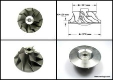 Turbocharger compressor wheel