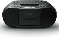 SONY CFD-S70 CD Boombox with Recorder FM AM Wide-FM Black