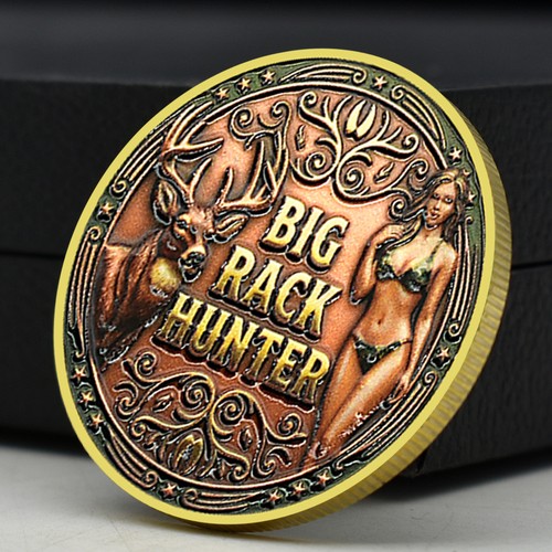 Big rack hunter medal - big,
