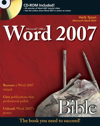 Microsoft word 2007 bible - 2007,