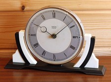 VINTAGE 26cm Smiths Mantel Clock - Art Deco Mid Century Bakelite Desk Clock Gift