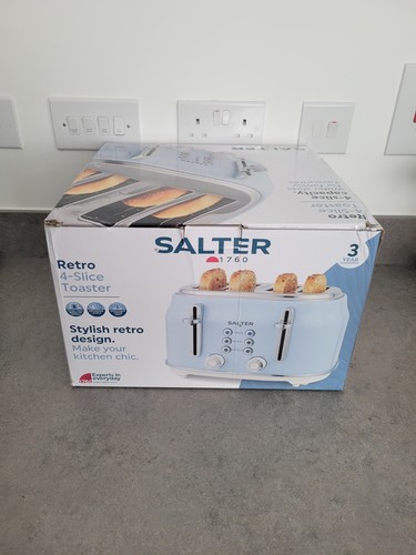 Salter retro slice toaster - 4-slice,
