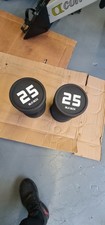 25kg Blk Box Dumbbells Pair Commercial Gym Equipment 