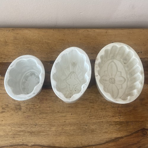 Three small ceramic - three,
