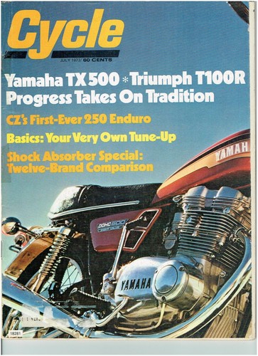 July 1973 cycle motorcycle - july,