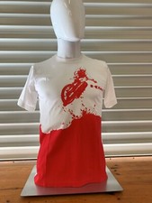 Kawasaki Red & White Dirt Bike T-shirt Supercross Moto-X MX Racing Motocross 