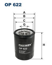 OIL FILTER FILTRON OP 622 FOR