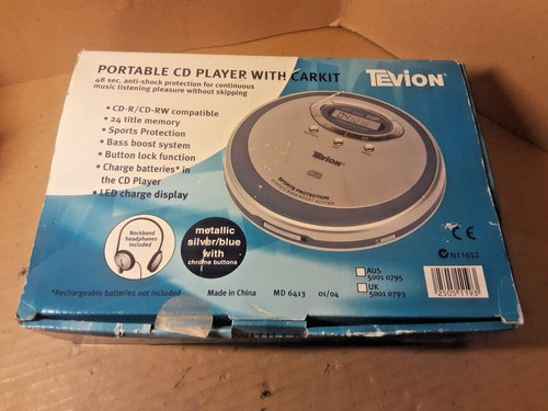 Tevion portable player with - cd,