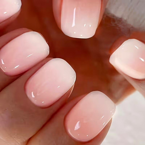 24pc glossy pink ombre press - ombre,