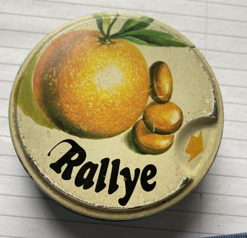 Vintage tin rallye hard - tin,