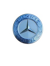 Flat Bonnet Star Badge Black for Merc A W176 Cla W117 Gla X156 Cls W218 SLK R172