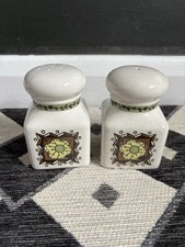 Vintage 1970s Taunton Vale Salt And Pepper Shaker Set Floral