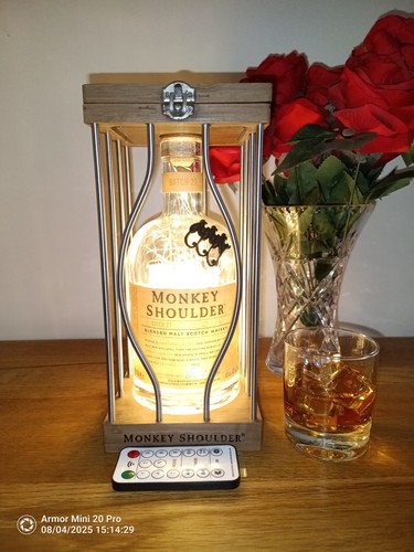 Monkey shoulder whisky bottle - whisky,