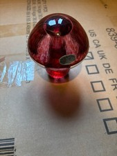 Vintage Wedgewood Glass Mushroom Paperweight