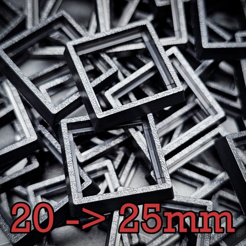 25mm square base - 25mm,
