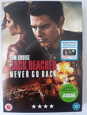 Tom Cruise Is Jack Reacher Never Go Back DVD Asda Exclusive Includes Short Story