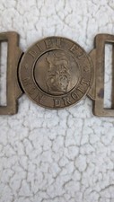 Original British Army Brass Belt Buckle – "Dieu et Mon Droit" – Post-WWII – Quee