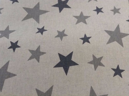 Stars fabric greys - fabric,