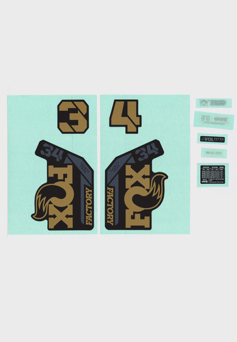 Fox fork decal kit - fork,