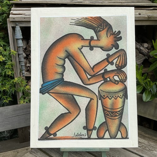 Large contemporary african - contemporary,