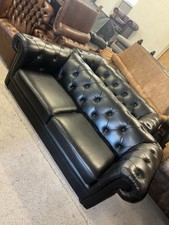 DFS Chesterfield Black Real