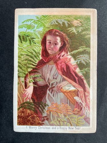 Victorian greeting card xmas - victorian,