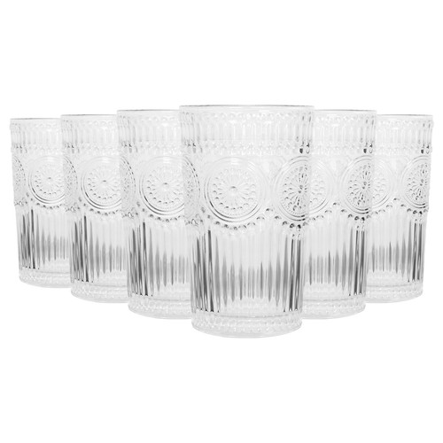 350ml amore highball glasses - amore,