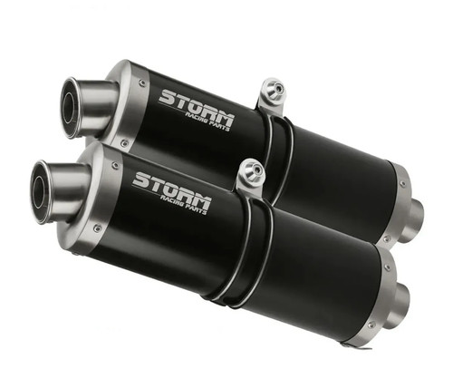 Exhaust storm mivv black - storm, by
