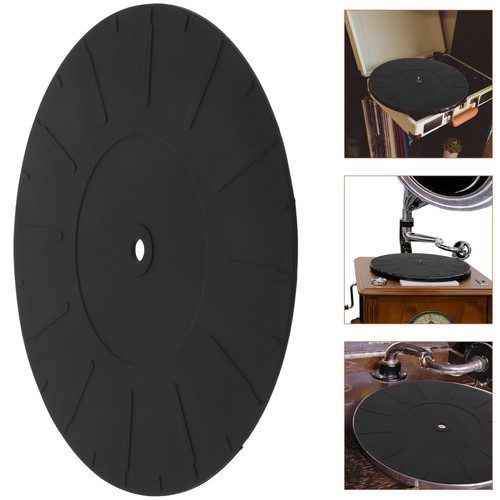 Black silicone vinyl record - black,
