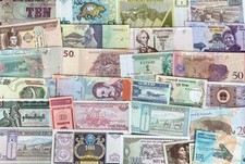 (New) Job Lot Of 30 Banknotes