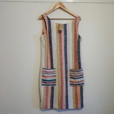 Next Size 12 Striped Linen Mix