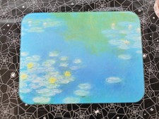 large glass chopping board worktop saver lilly pond design