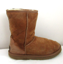 UGG AUSTRALIA WOMENS ANKLE BOOTS SIZE UK 5.5 EU 38 TAN BROWN SUEDE