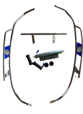 ukscooters VESPA CHROME FLORIDA CRASH BARS PX 125 150 200 CUPPINI BLUE